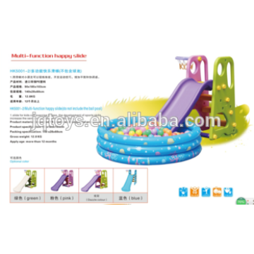 YQ1364 atacado hotsale Preschool Kids plástico pequeno feliz Play Tube Slide para crianças